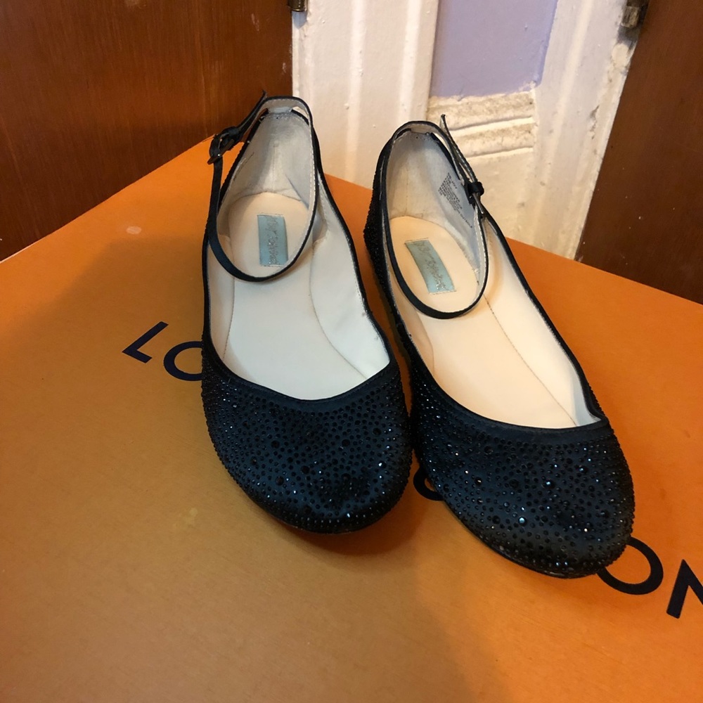 Sparkly Betsey Johnson Flats